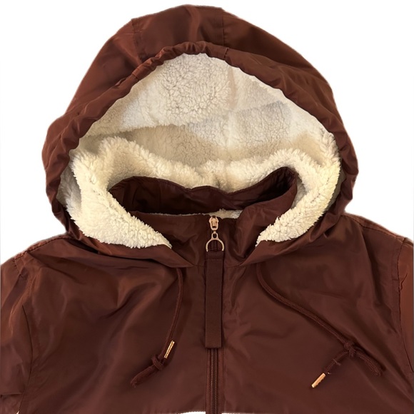 Fleece Sherpa Lined Jacket / Reserve Fairfax / Plum / L / NWT - Picture 10 of 15